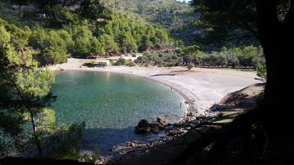 small beaches in North Majorca