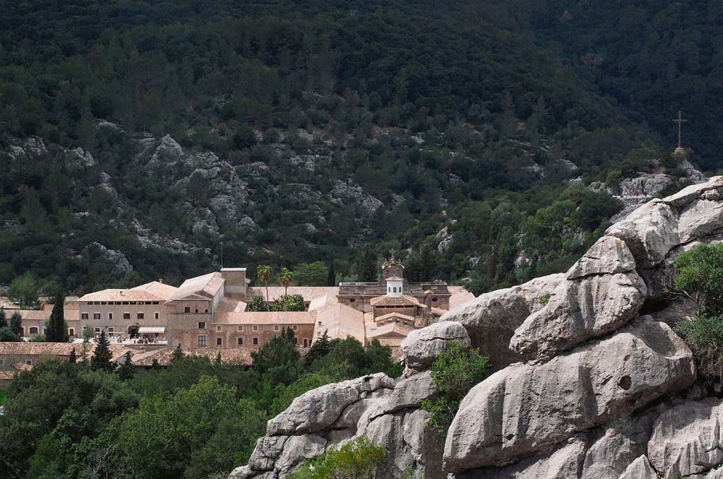 Das berühmte Kloster Santuari de Lluc liegt an einer wunderschönen Wanderstrecke