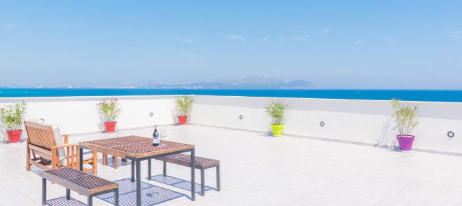 2 moderne Ferienhäuser auf Mallorca direkt am Meer