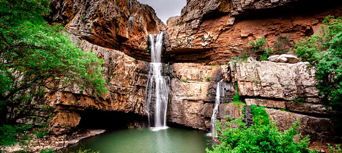 Beautiful Cascada de la Cimbarra