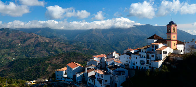Panoramablick in Algatocín