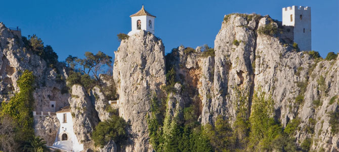 Acceso a Castell de Guadalest