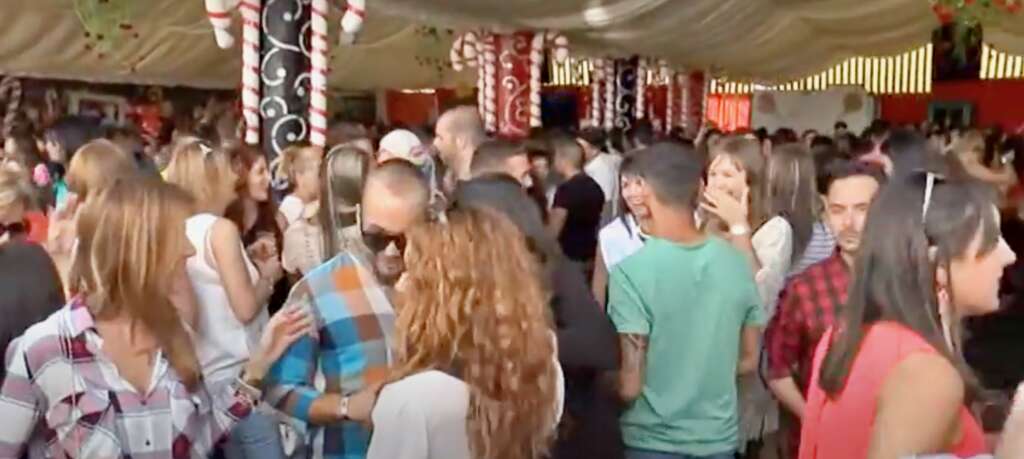 Casetas de la Feria de Los Barrios en Cádiz