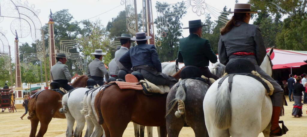 Riders of the Horse Fair in Jerez de la Frontera