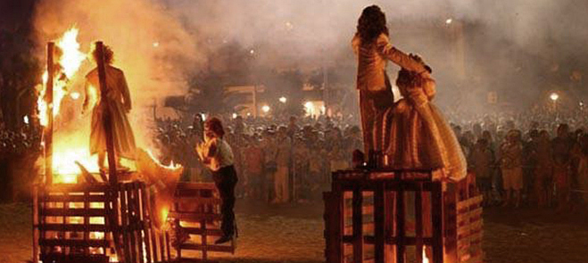 Ritual de los "júas" en Málaga